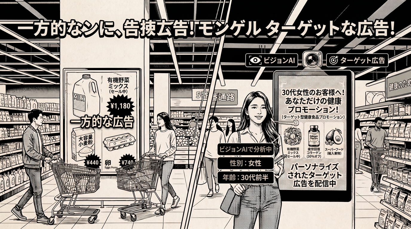 一方通行、終了。 Vision AIで、その瞬間の顧客に響く広告をリアルタイムで届ける