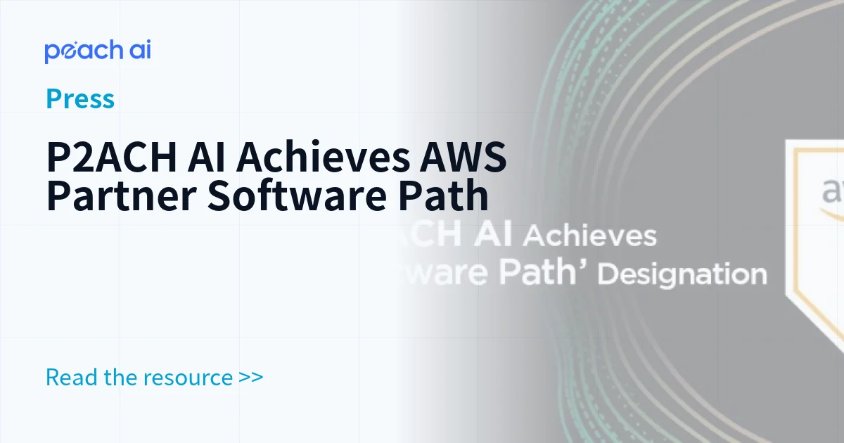 P2ACH AI Achieves AWS Partner Software Path