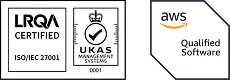 LRQA ISO/IEC 27001, UKAS Management Systems, AWS Qualified Software