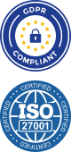 ISO/IEC 27001 certification badge